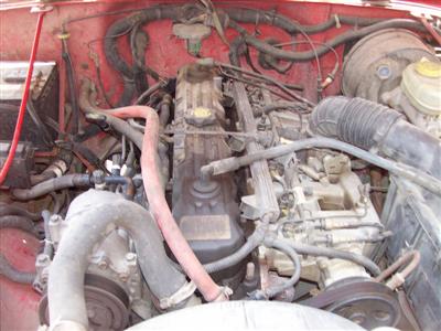 Jeep Exhaust Manifold '95 Wrangler 4.0L Engine Bay