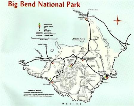 Big Bend National Park Map!