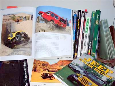 Car Books_Jeep Books Library Image!