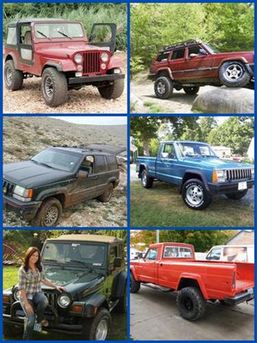 Your Jeep Page!  Readers Jeeps Collage