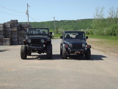 Mine and my moms Jeep together 