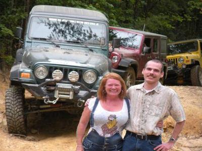 This is a pic of me and a Jeeper friend on the trail.