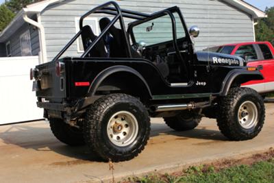 Restored '78 CJ-5 to High School Days