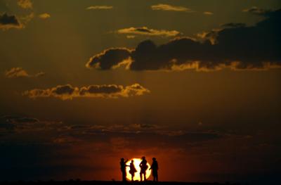 Soldiers at Sunset