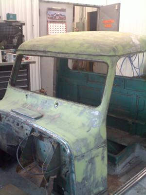 Body work started/new floorpans installed