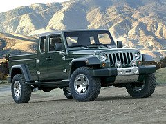 Jeep Gladiator Concept Front View!