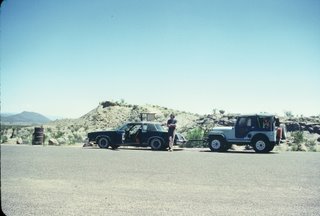 Big Bend National Park...Car Tows Jeep!