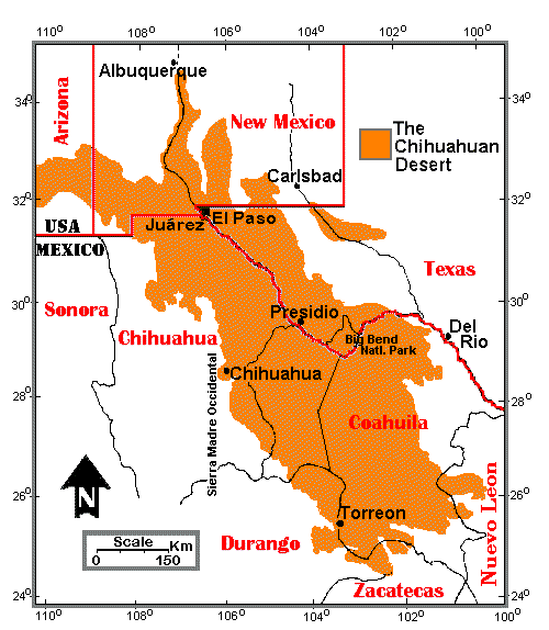 Chihuahuan Desert Image Map! Chihuahuan Desert Image Map!