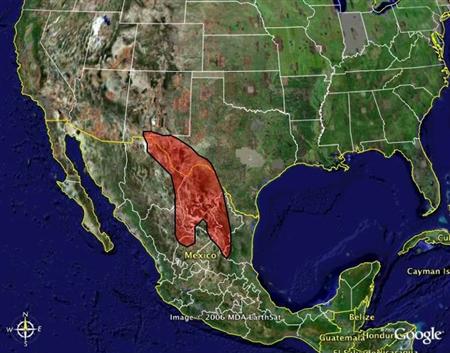 Chihuahuan Desert Location Map!