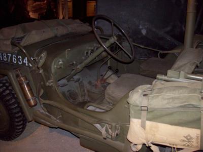 Pacific War Museum Jeep Interior!