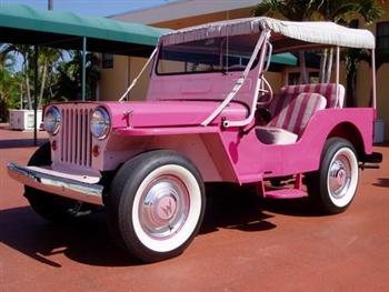 Postal Jeep 1965 Gala Surrey Pink Jeep