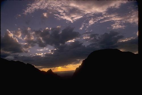 Big Bend National Park At Dusk!