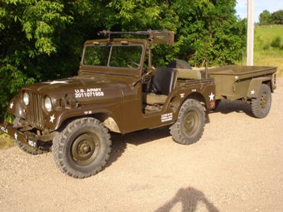 M38A1 Jeep and Trailer