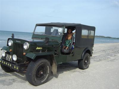 On the beach in Tricomali