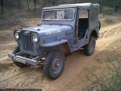 1983 Mahindra Army CJ3B<br>Courtesy of Team-BHP Classifieds<br>(File Photo)